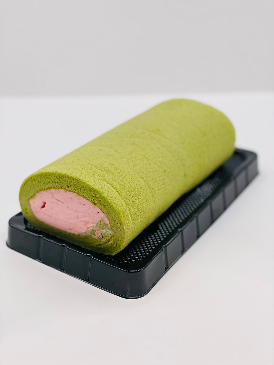 Matcha Rose Cream  Roll 抹茶玫瑰牛乳捲