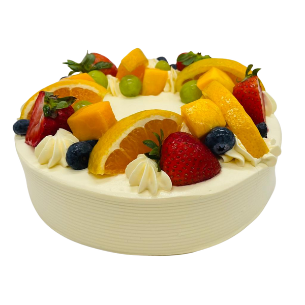 Slice Mango Green Tea Cake 芒果綠茶蛋糕 - Kee Wah Bakery