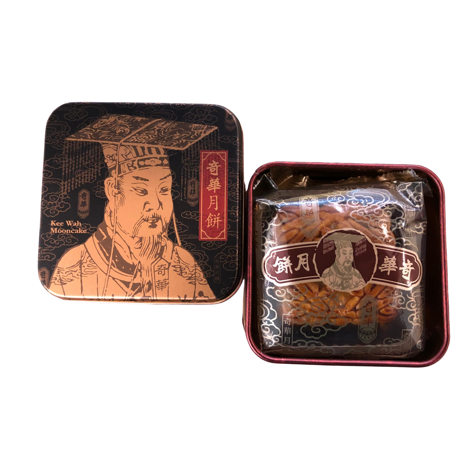 餅 Mini Deluxe Golden Lotus Seed Paste Mooncake with yolk 迷你