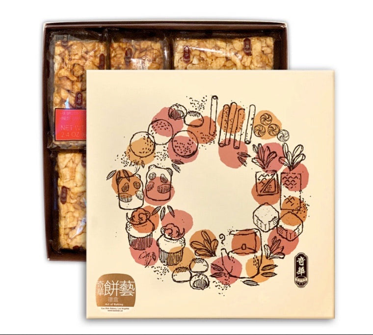 Assorted Chinese Sweet Crispy Gift Set (4pc)     4入馬仔禮盒
