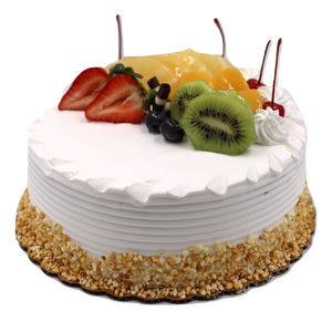 8" Mixed Fruit Vanilla Cake 什果蛋糕