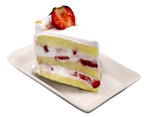 8" Strawberry Cream Vanilla Cake草莓忌廉海綿蛋糕