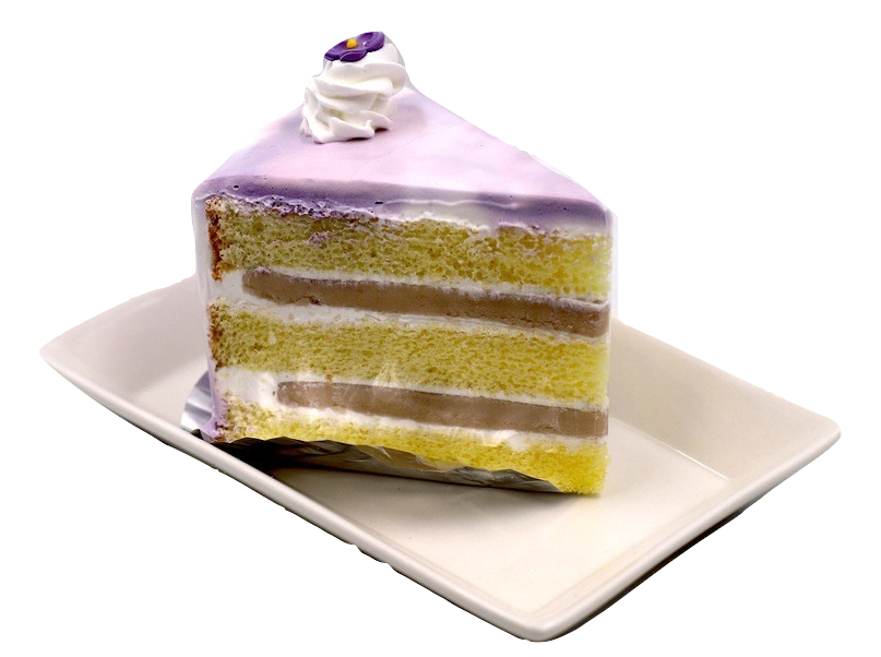 Slice Taro Cake 芋頭蛋糕